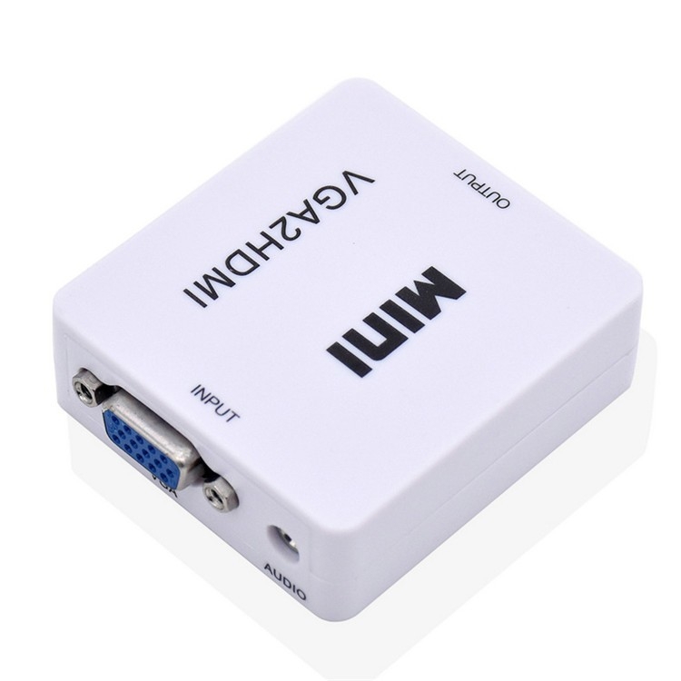 VGA to HDMI pretvarač, model 3-1, kabel duljine 0.1 m, namijenjeno TV liniji, daljinsko buđenje nije podržano, napajanje nije podržano