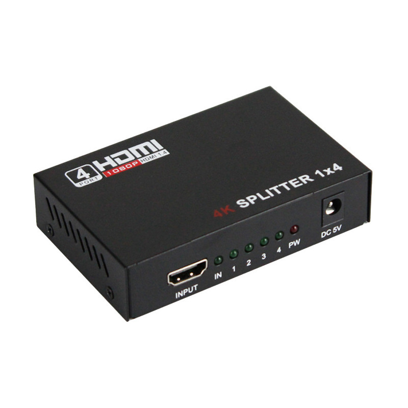 HDMI prekidač i razdjelnik, 1 ulaz/4 izlaza, 4K/1080P, daljinsko buđenje, model A126