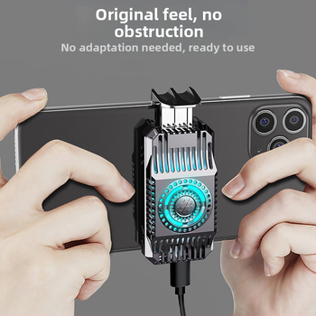 KG S01 Chladiaca podložka na mobilný telefón pre herné ovládače – tiché polovodičové chladenie, USB napájanie, 5W, 160 g, PC materiál