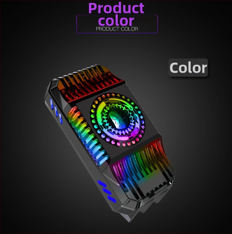 KG S01 Chladiaca podložka na mobilný telefón pre herné ovládače – tiché polovodičové chladenie, USB napájanie, 5W, 160 g, PC materiál