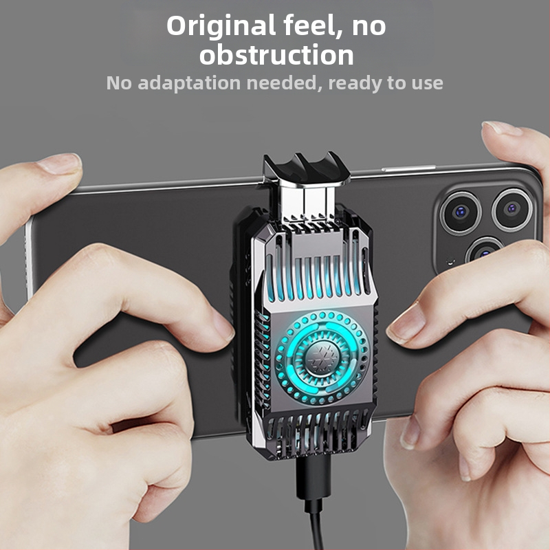 KG S01 Chladiaca podložka na mobilný telefón pre herné ovládače – tiché polovodičové chladenie, USB napájanie, 5W, 160 g, PC materiál