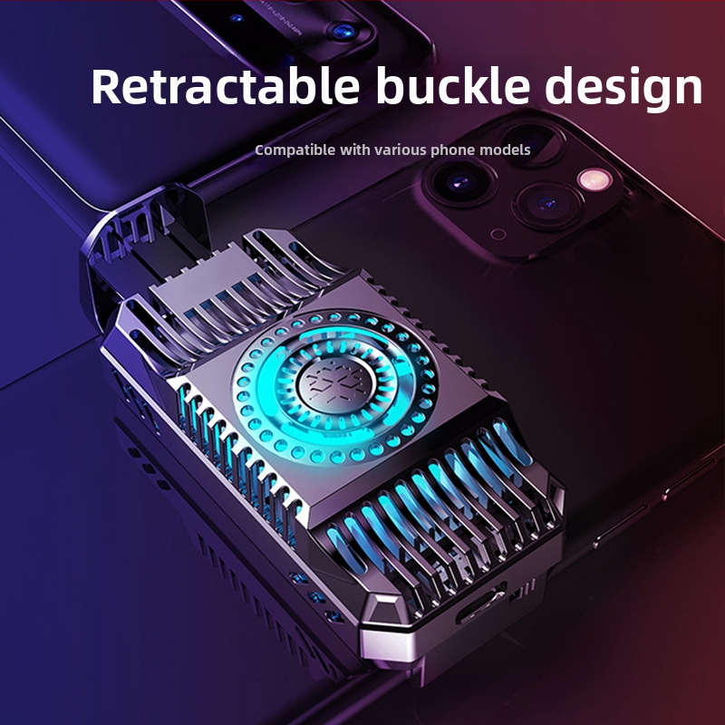 KG S01 Chladiaca podložka na mobilný telefón pre herné ovládače – tiché polovodičové chladenie, USB napájanie, 5W, 160 g, PC materiál