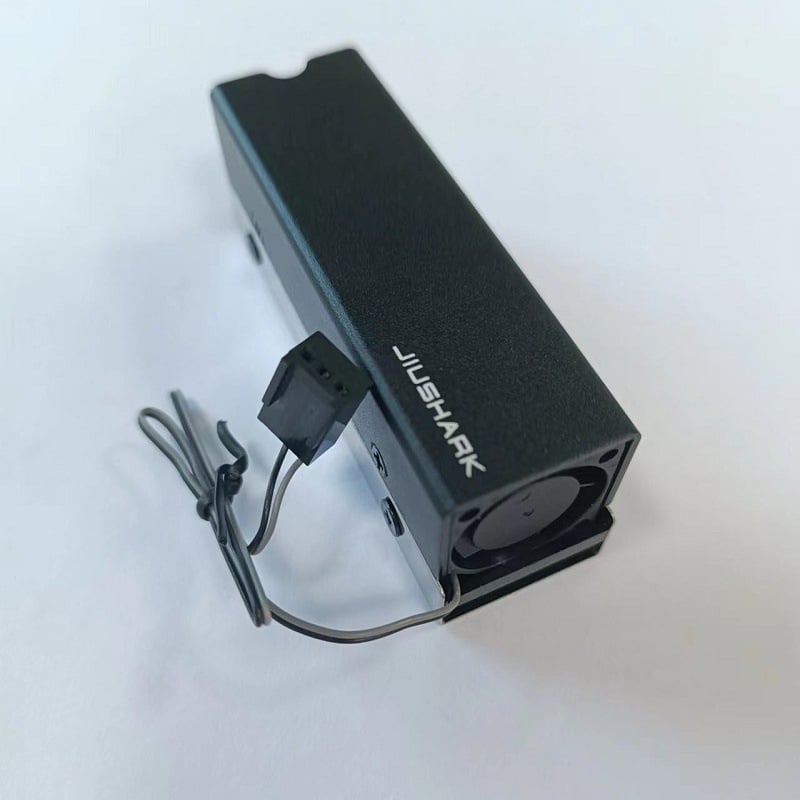 JIUSHARK rashladni ventilator za M.2 2280 SSD, PCIe 5.0, aluminijski hladnjak, hidraulički ležajevi, 8000 RPM