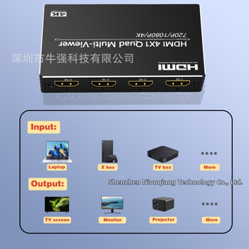 HDMI splitter s 1 ulazom i 4 izlaza za 4K višestruko prikazivanje, Nk-BT41, Niu qiang