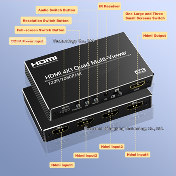HDMI splitter s 1 ulazom i 4 izlaza za 4K višestruko prikazivanje, Nk-BT41, Niu qiang