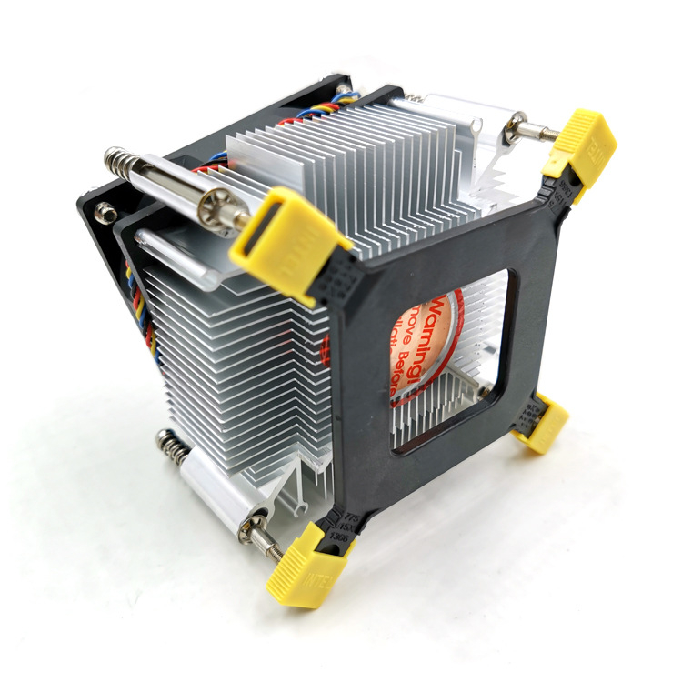 Cooler CPU pentru LGA1150/1151/1155/1156/1200/1700 – ventilator PWM 4 pini silențios, radiator cupru-aluminiu, rulmenți hidraulici, 2000 RPM, 22 dB, reglaj unghi multiplu, gestionare cabluri