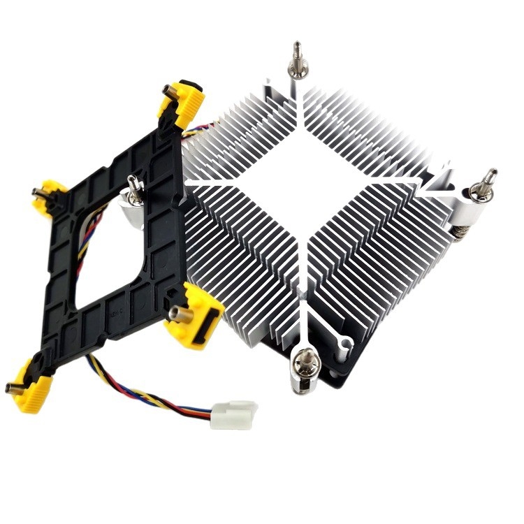 Cooler CPU pentru LGA1150/1151/1155/1156/1200/1700 – ventilator PWM 4 pini silențios, radiator cupru-aluminiu, rulmenți hidraulici, 2000 RPM, 22 dB, reglaj unghi multiplu, gestionare cabluri