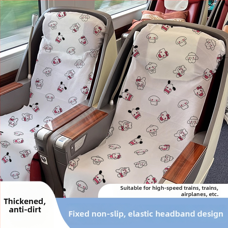 Egyszer használatos ülésvédő és asztali alátét nemszőtt anyagból, csúszásmentes, utazáshoz.