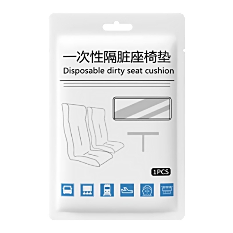 Egyszer használatos ülésvédő és asztali alátét nemszőtt anyagból, csúszásmentes, utazáshoz.