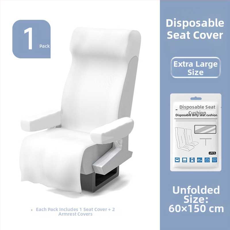 Egyszer használatos ülésvédő és asztali alátét nemszőtt anyagból, csúszásmentes, utazáshoz.