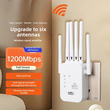5G dvojpásmový WiFi opakovač a zosilňovač signálu pre domáci router