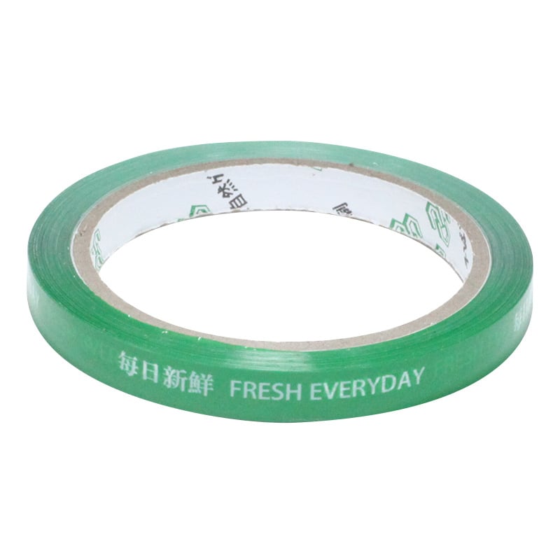 Pojas za pakiranje povrća i voća s dnevnim tiskanim oznakama, BOPP film, UV-otporna konstrukcija, ljepilo osjetljivo na pritisak, debljina 50 μm