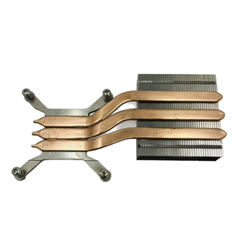 Radiator pentru placă video cu 3 țevi din cupru, aliaj cupru-aluminiu, răcire silențioasă și rezistentă la praf, ventilator 8017/7015 cu placă posterioară și țeavă termică