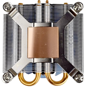 CPU hladnjak s bakreno-aluminijskom konstrukcijom (brzina 1000–2700 RPM, buka 25 dB, zračno hlađenje)