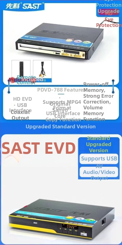 DVD prehrávač s HDMI výstupom, USB MP3 prehrávanie, model 390, 220V, 10W