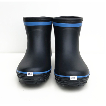 Ghete de ploaie din cauciuc cu căptușeală artificială scurtă, branț EVA, talpă antiderapantă, unisex, gleznă joasă, potrivite pentru toamnă și iarnă.