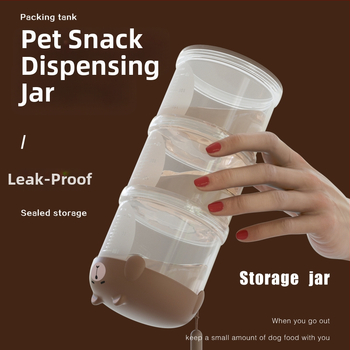 Cutie portabilă multistrat pentru depozitarea hranei pentru animale, sigilată și rezistentă la umezeală, brand Le zhen, set de 120 bucăți