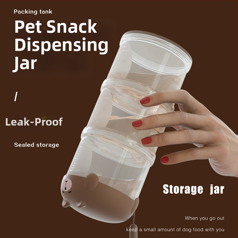 Cutie portabilă multistrat pentru depozitarea hranei pentru animale, sigilată și rezistentă la umezeală, brand Le zhen, set de 120 bucăți