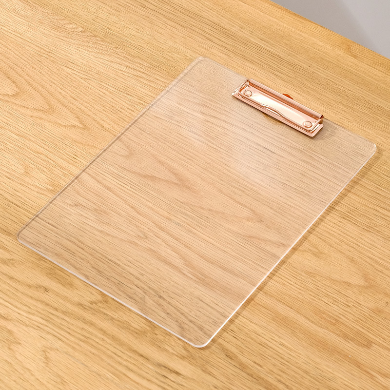 Plastična ploča A4 s snažnim stezaljkom i klipom za ploču, veličina stezaljke 100×300, debljina ploče 0,3 cm, kompatibilno s A4 dokumentima