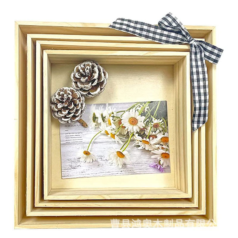 Cutie din lemn masiv, pătrată, lemn natural, finisaj sculptural, imprimare logo, opțiuni personalizabile