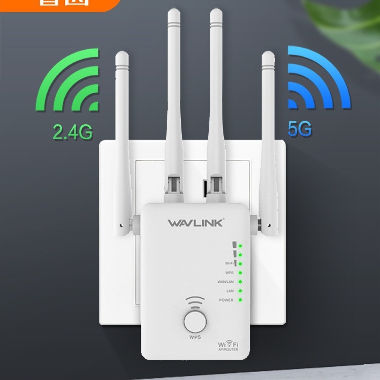 WAVLINK διζωνικός επεκτατής Wi-Fi WL-WN575A3, 802.11ac, απόσταση 15 m