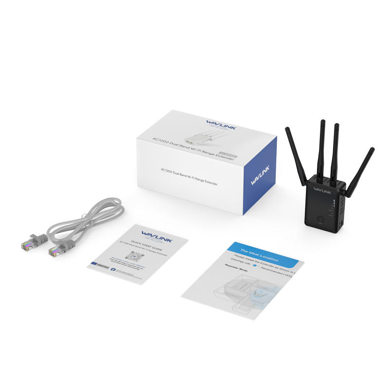 WAVLINK διζωνικός επεκτατής Wi-Fi WL-WN575A3, 802.11ac, απόσταση 15 m