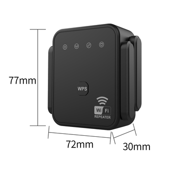 Ασύρματος επαναλήπτης με AP διπλής λειτουργίας, Cat5 καλώδιο, εμβέλεια μεταγωγής 0–80 m², ταχύτητα 300, τροφοδοσία 100–240 V AC