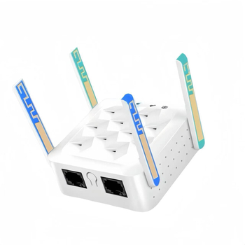 WiFi επεκτατής Mini Square Type με ενισχυτή που διεισδύει στον τοίχο, 802.11n, 300Mbps, Cat5 καλώδιο, 110–220V