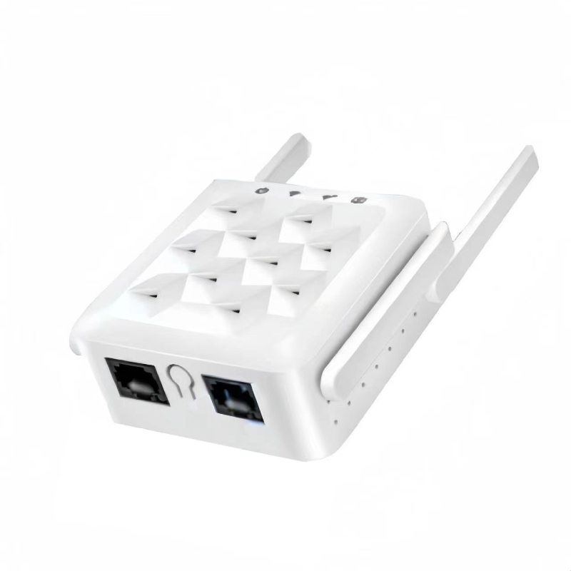 WiFi επεκτατής Mini Square Type με ενισχυτή που διεισδύει στον τοίχο, 802.11n, 300Mbps, Cat5 καλώδιο, 110–220V
