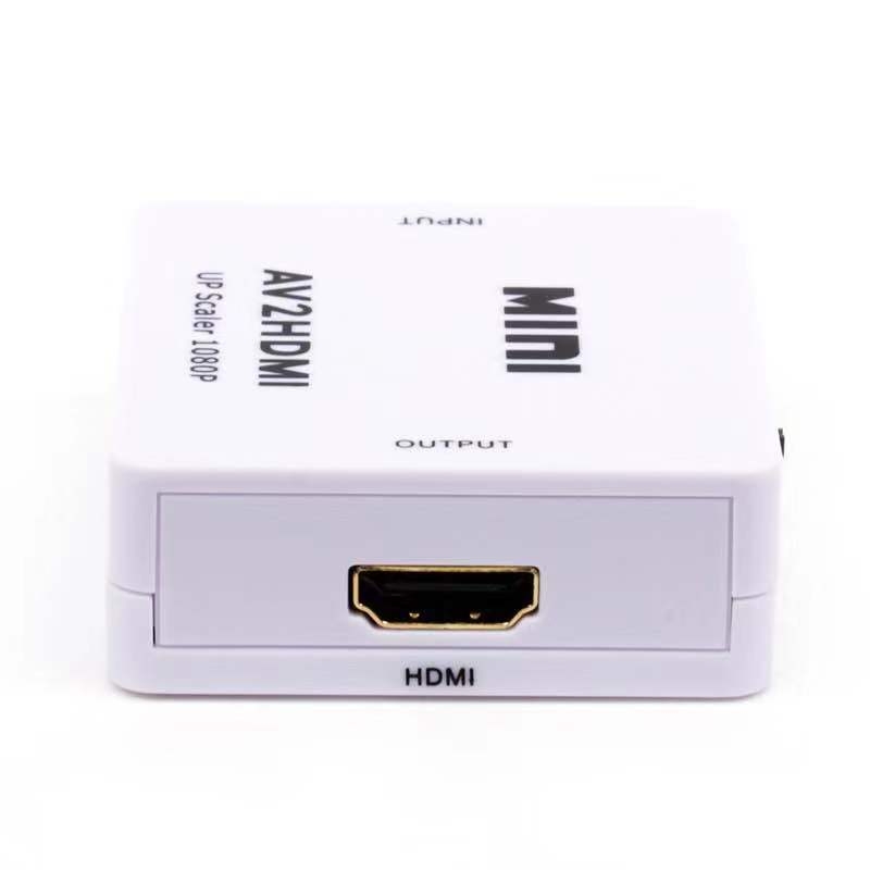 Convertor HDMI către AV XC-1080P, adaptor HDMI2AV pentru TV, 1080P, cablu de 0.5 m, Suport gestionare energiei