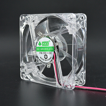 Fan de răcire pentru carcasă, rulment cu ulei, răcire aer, design antiderapant, model 8025