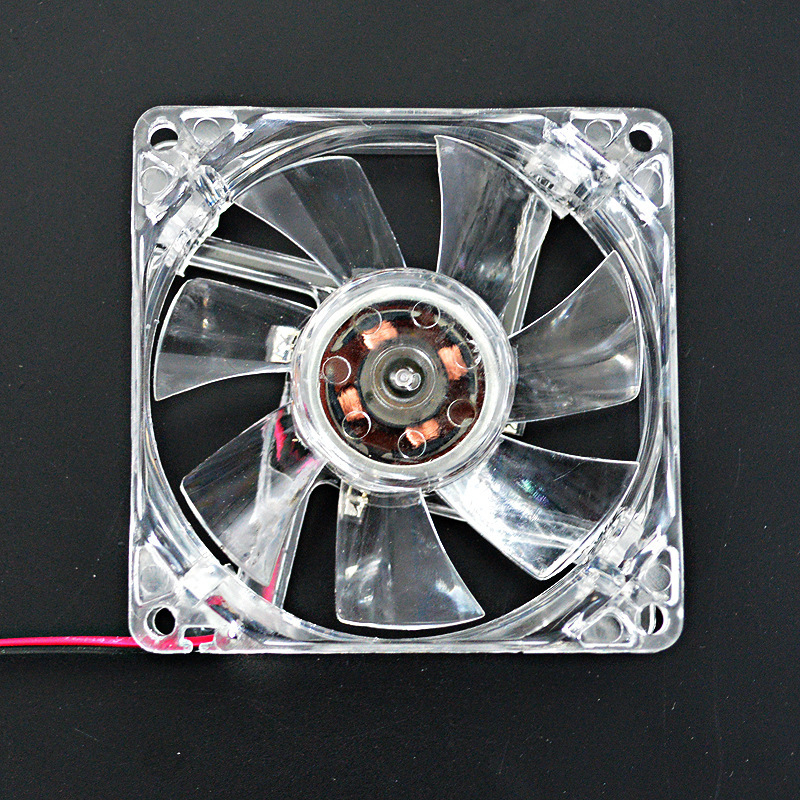 Fan de răcire pentru carcasă, rulment cu ulei, răcire aer, design antiderapant, model 8025