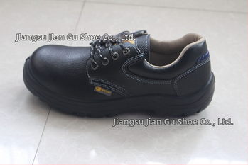 WS6610 Pantofi de protecție cu talpă joasă și vârf din oțel – rezistenți la acid și bază, rezistenți la lovire și perforare, rezistenți la ulei, piele de vită, talpă PU