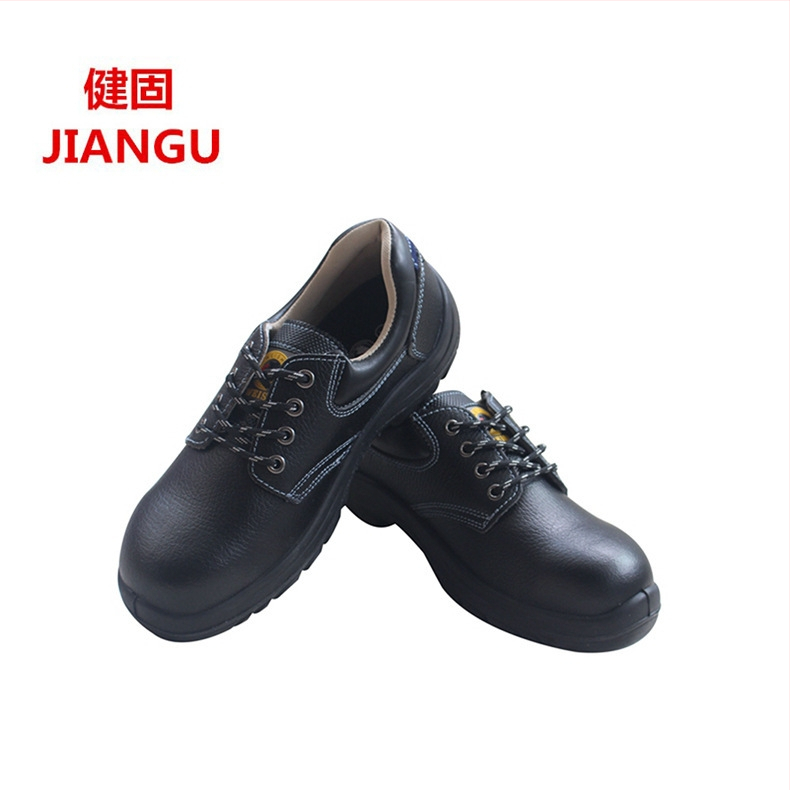 WS6610 Pantofi de protecție cu talpă joasă și vârf din oțel – rezistenți la acid și bază, rezistenți la lovire și perforare, rezistenți la ulei, piele de vită, talpă PU