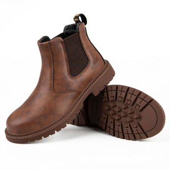 Pantofi de lucru înalți, rezistenți la uzură, cu vârf din oțel, protecție anti-șoc și anti-perforație, partea superioară din piele de vită — S-Jubang Încălțăminte de protecție