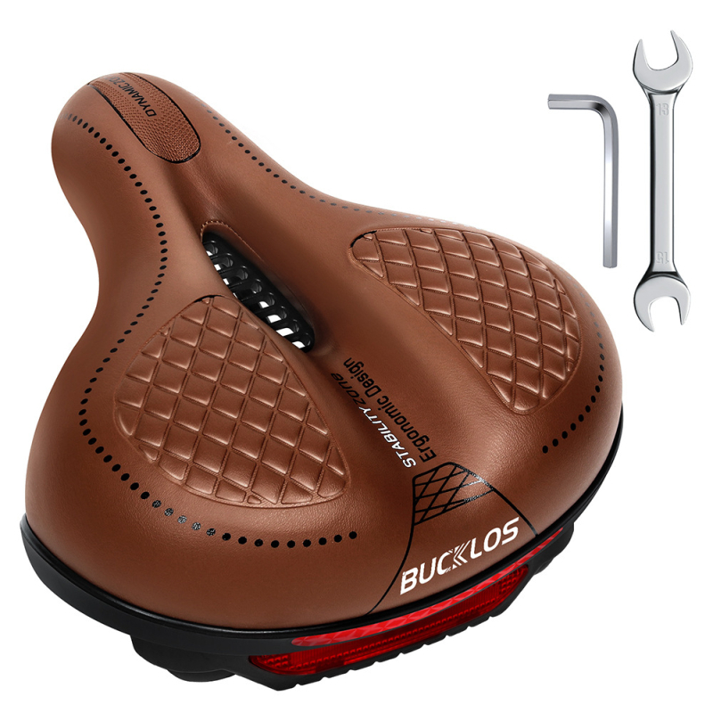 Șa de bicicletă Bucklos, din cauciuc, pentru biciclete de munte