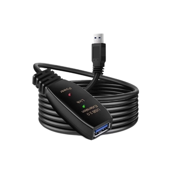 Καλώδιο επέκτασης USB 3.0 15 m, αρσενικό προς θηλυκό, με ενισχυτή σήματος, για υπολογιστή, βίντεο, ποντίκι και πληκτρολόγιο
