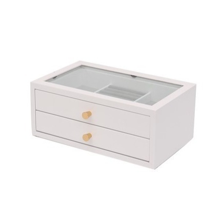 Cutie de bijuterii din lemn masiv pentru inele, capacitate mare, ambalaj tip cutie, depozitare bijuterii – Zhenbang