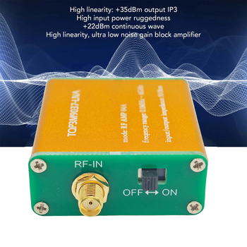 PAREK Rádiójel-erősítő Előerősítő, 100 kHz–6 GHz