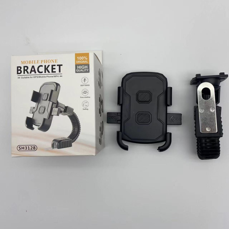 IVR suport pentru telefon pentru vehicule – montaj snap-on pe oglinda retrovizoare, compatibil universal pentru mașini, motociclete și biciclete; nu necesită alimentare.