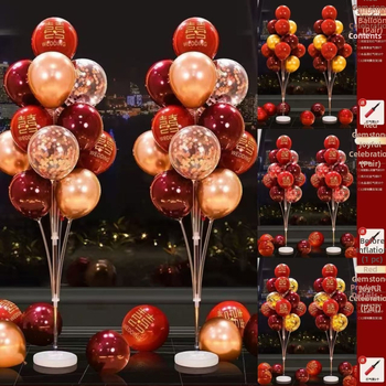 Set dekoracije balonima za svadbu na podnoj stativi