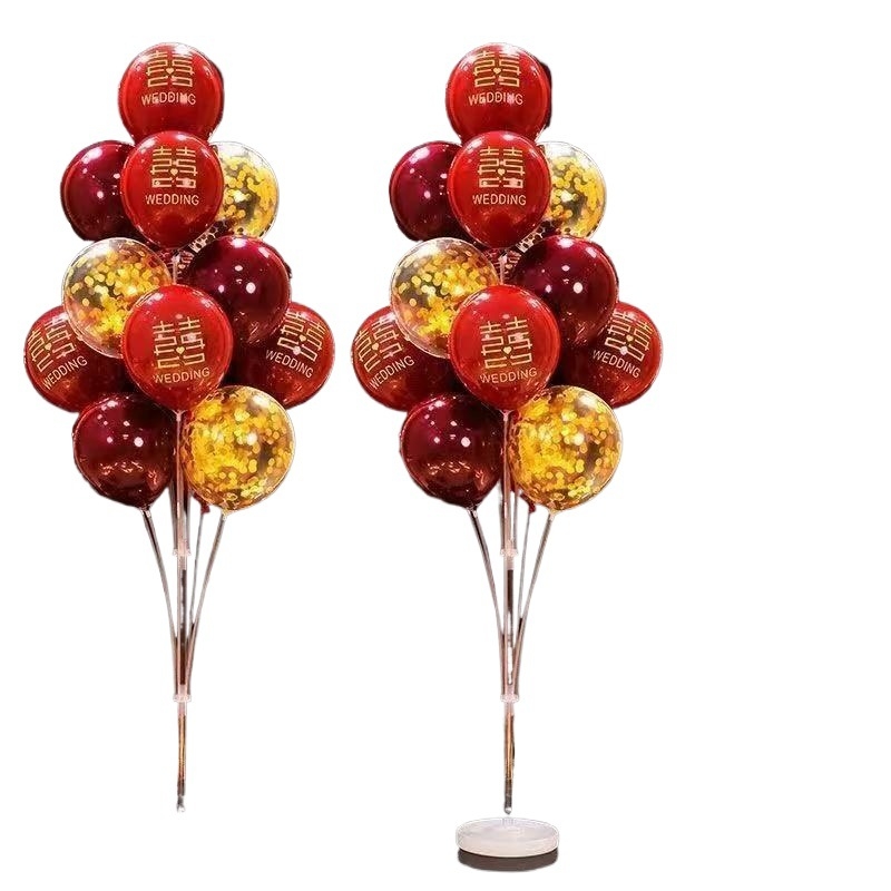 Set dekoracije balonima za svadbu na podnoj stativi