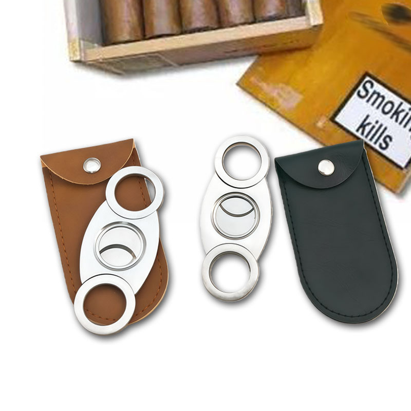 Zastrihávač cigár, nerezová oceľ, ručná práca, brúsený povrch, prispôsobiteľný, model XJJ-800