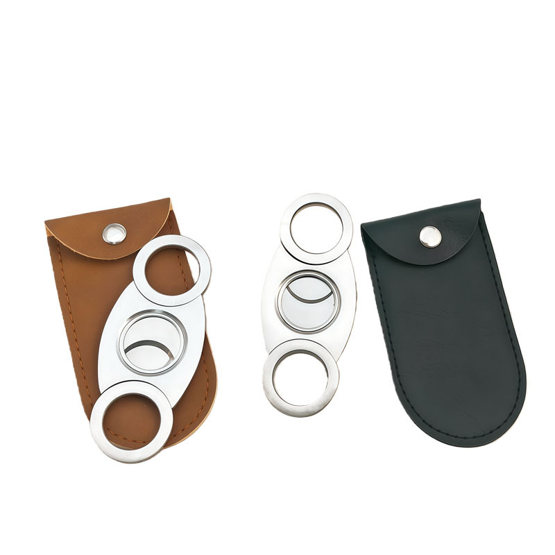 Zastrihávač cigár, nerezová oceľ, ručná práca, brúsený povrch, prispôsobiteľný, model XJJ-800