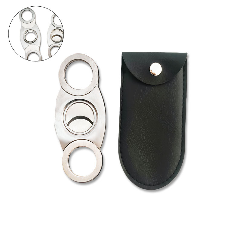 Zastrihávač cigár, nerezová oceľ, ručná práca, brúsený povrch, prispôsobiteľný, model XJJ-800