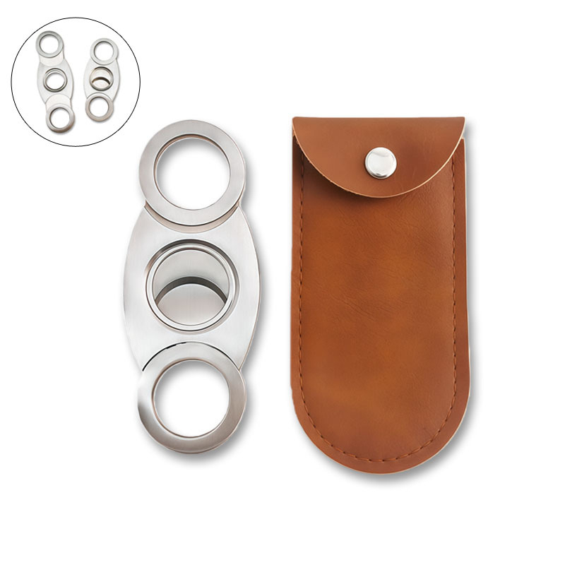 Zastrihávač cigár, nerezová oceľ, ručná práca, brúsený povrch, prispôsobiteľný, model XJJ-800