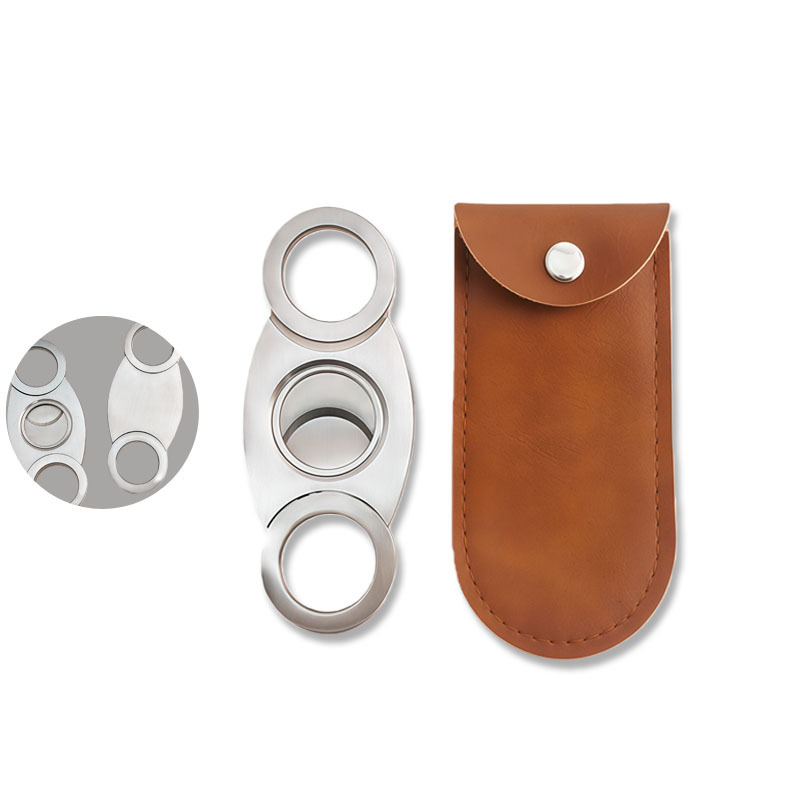 Zastrihávač cigár, nerezová oceľ, ručná práca, brúsený povrch, prispôsobiteľný, model XJJ-800