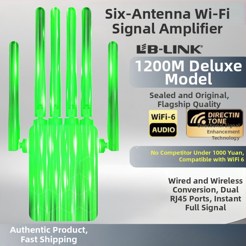 WiFi zosilňovač signálu 5G Gigabit, dvojpásmový, cez stenu, domáci bezdrôtový opakovač
