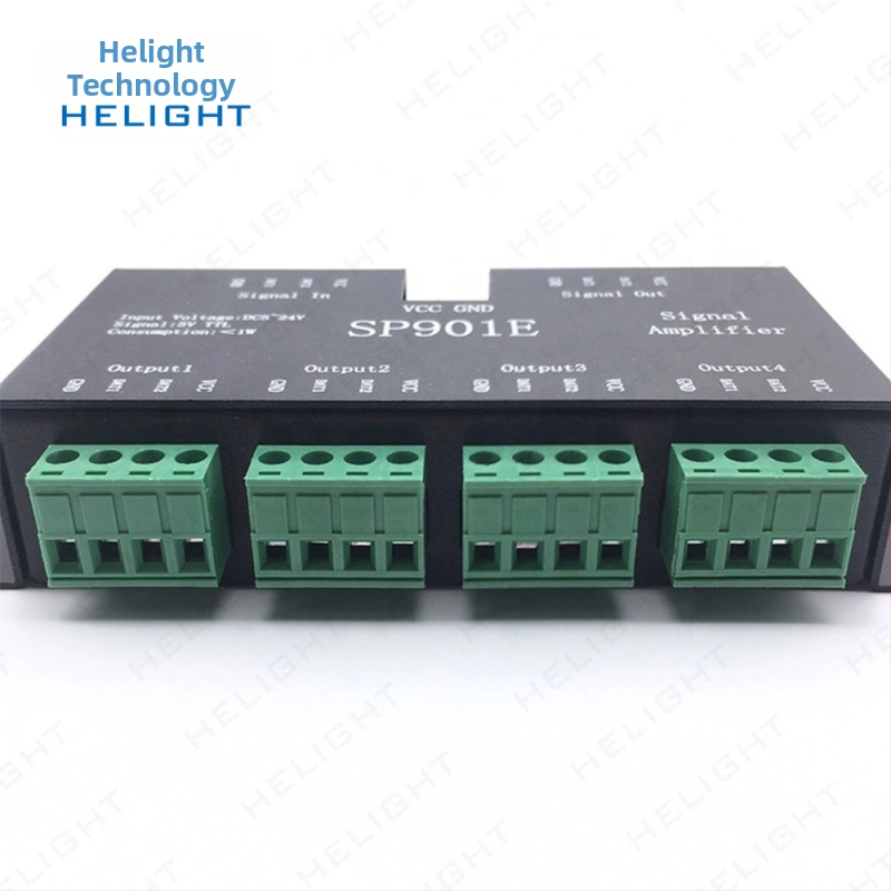 SP901E LED kontroler za LED trake sa SPI signalom i terminalo sučelje, 5–24V, IP20