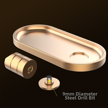 Set popolníkov na cigarety, držiak cigár a set dierovačov, modulárny dizajn, hliník, prispôsobiteľný, strojovo vyrobený